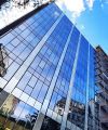 Вентилируемый фасад из HPL-панелей, и остекление Alutech